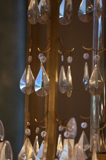 Detale żyrandola